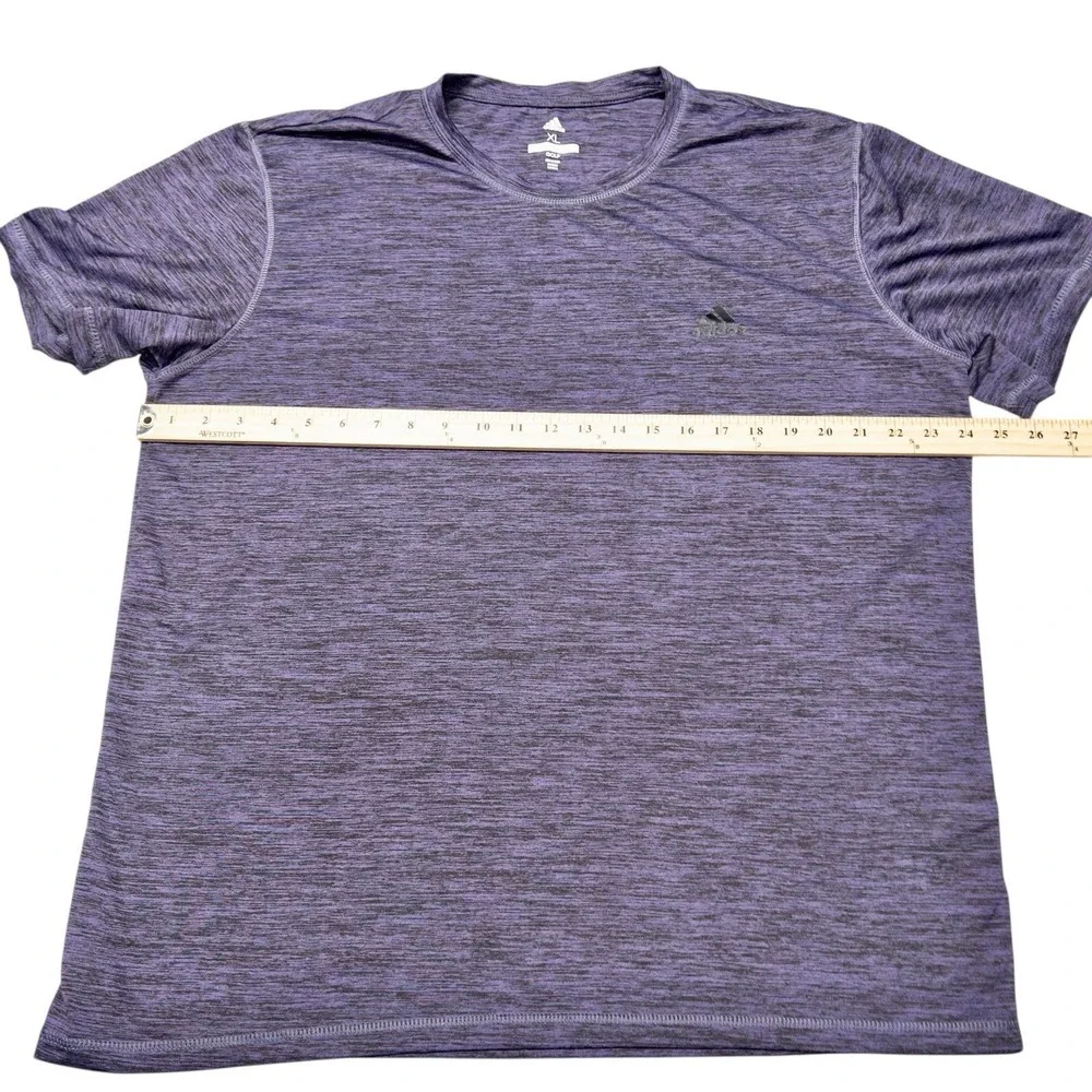 Adidas Mens XL‎ Golf Performance Quick Dry Shirt Purple Black